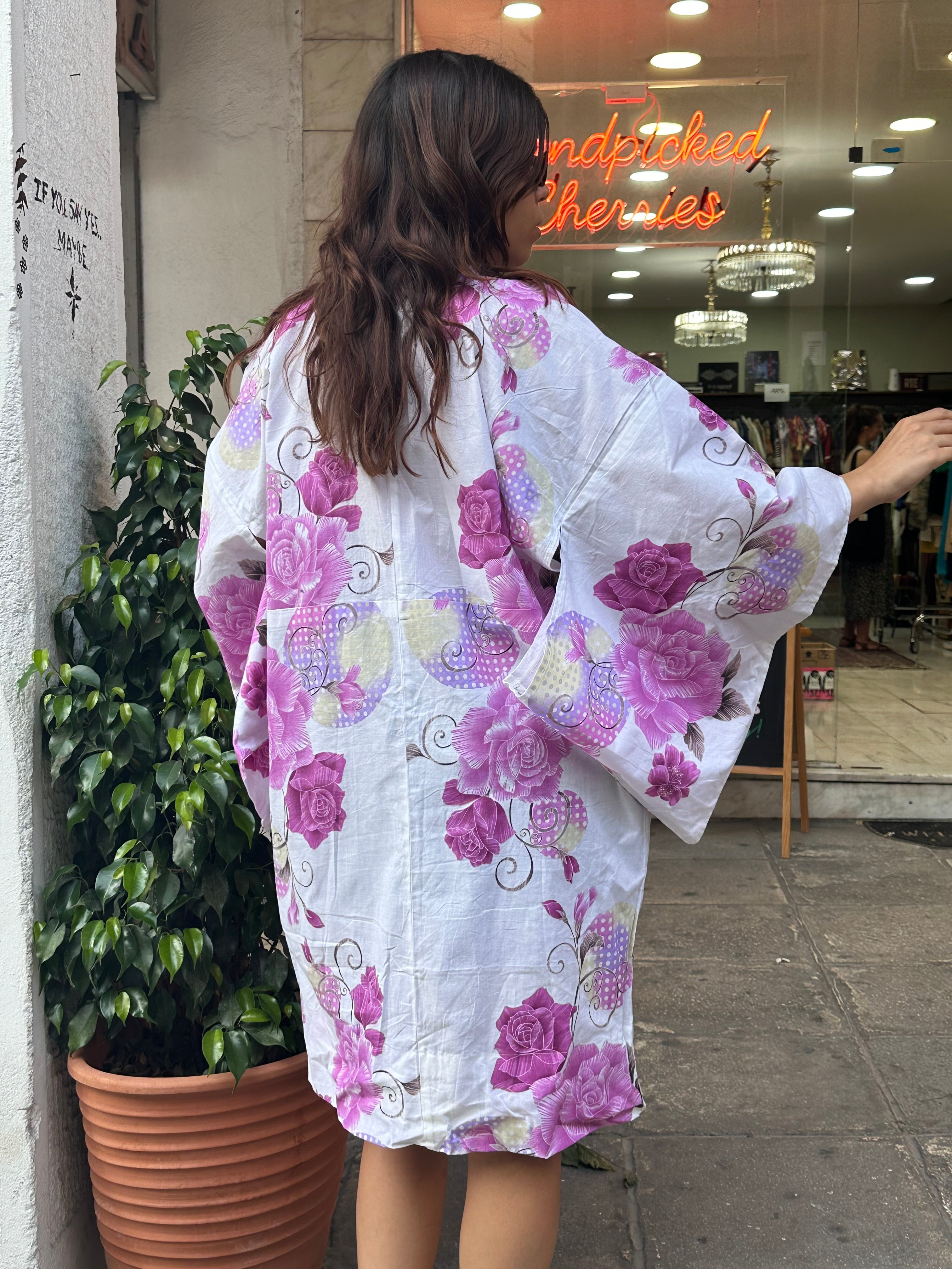 Stunning vintage yukata robe