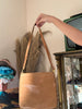 Vintage leather shoulder bag