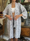 Stunning cotton yukata robe