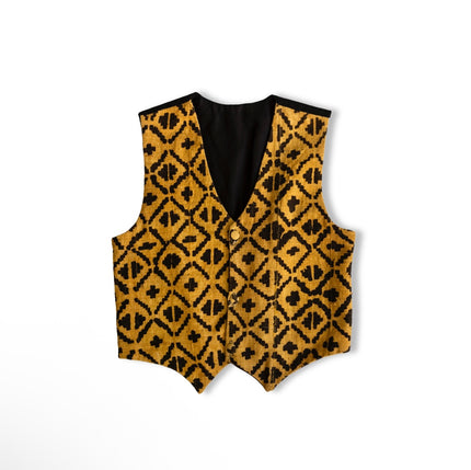 Vintage wool blend funky vest