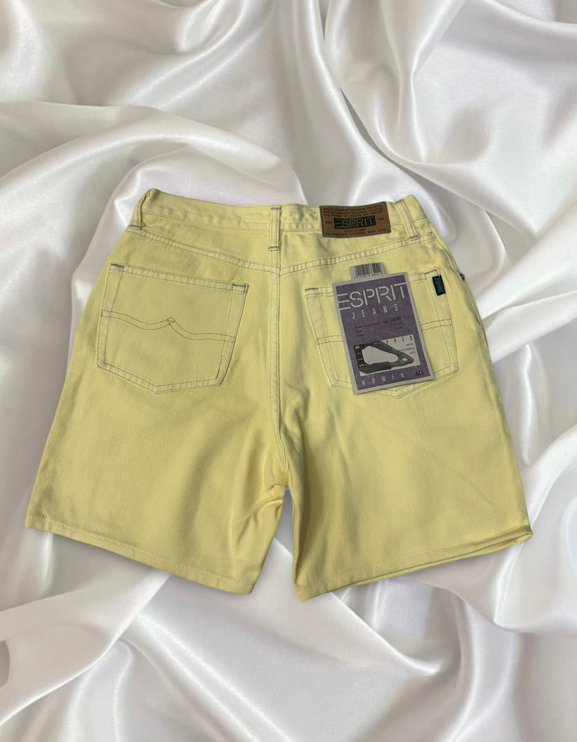 Deadstock ESPRIT Green denim shorts (in multiple colours)