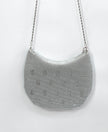 Stunning silver chain mail cross body bag