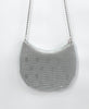 Stunning silver chain mail cross body bag