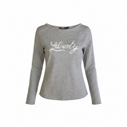 Super cute deadstock longsleeve top with sequin detailing