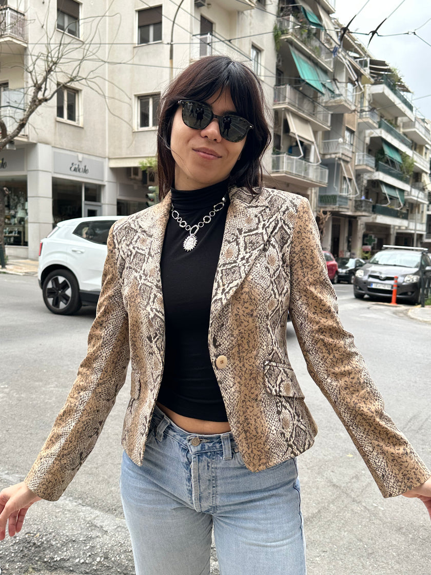 Super hot animal print jacket