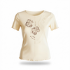 Y2K beige mesh top (L)