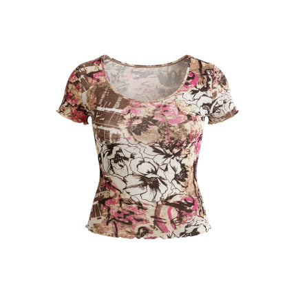 Super cute Y2K mesh top (L/XL)