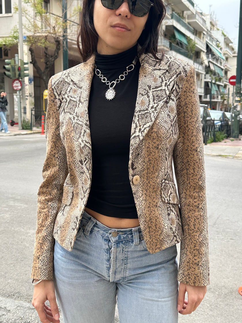 Super hot animal print jacket