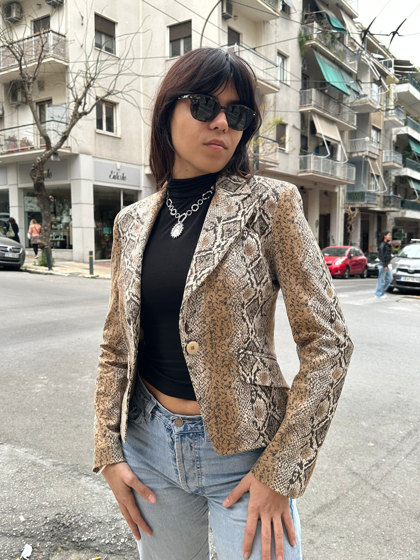 Super hot animal print jacket