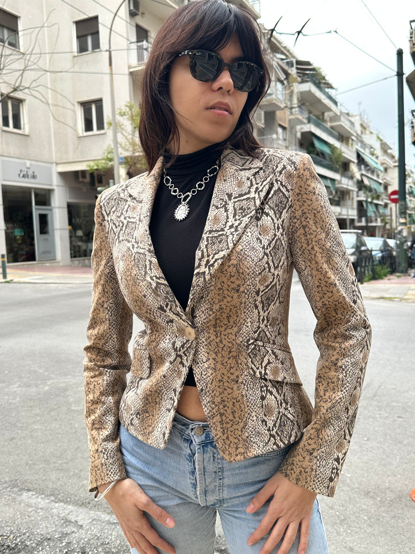 Super hot animal print jacket