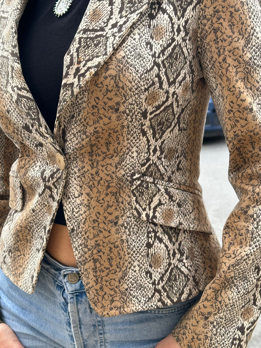 Super hot animal print jacket