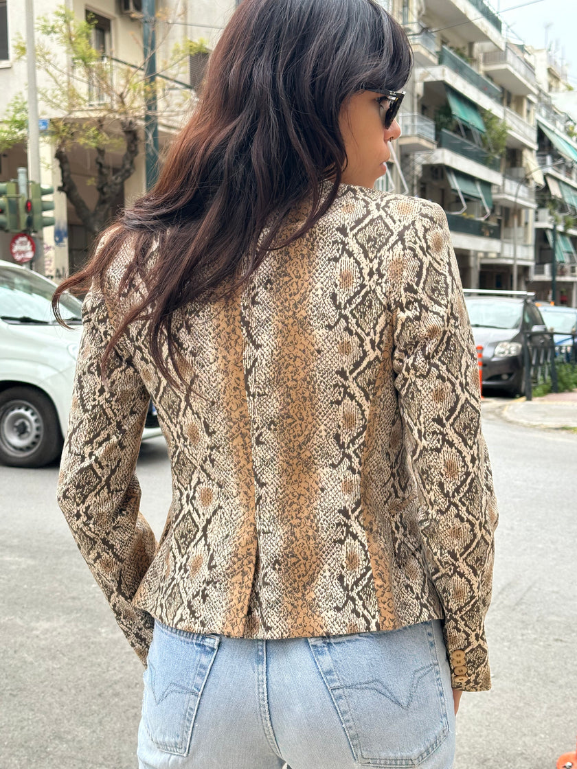Super hot animal print jacket
