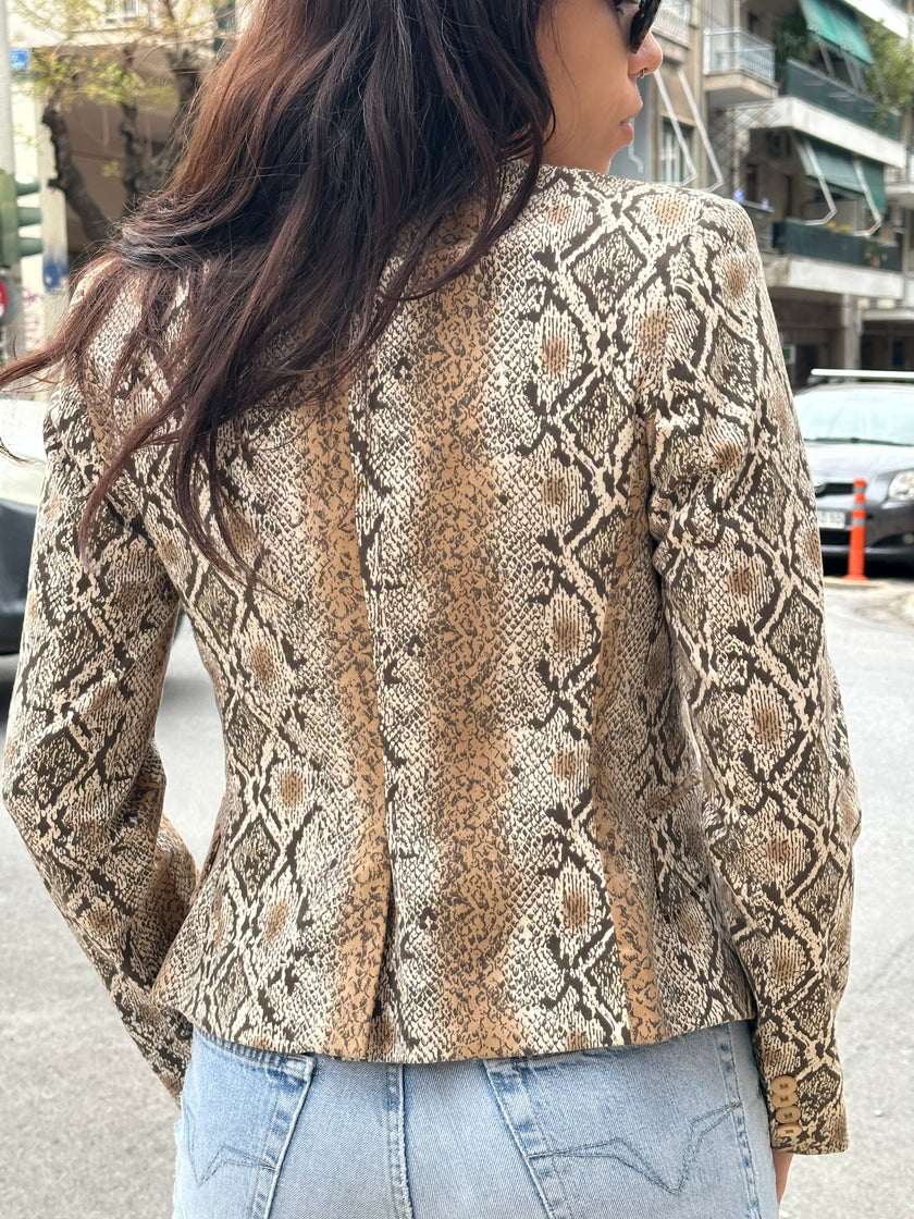 Super hot animal print jacket