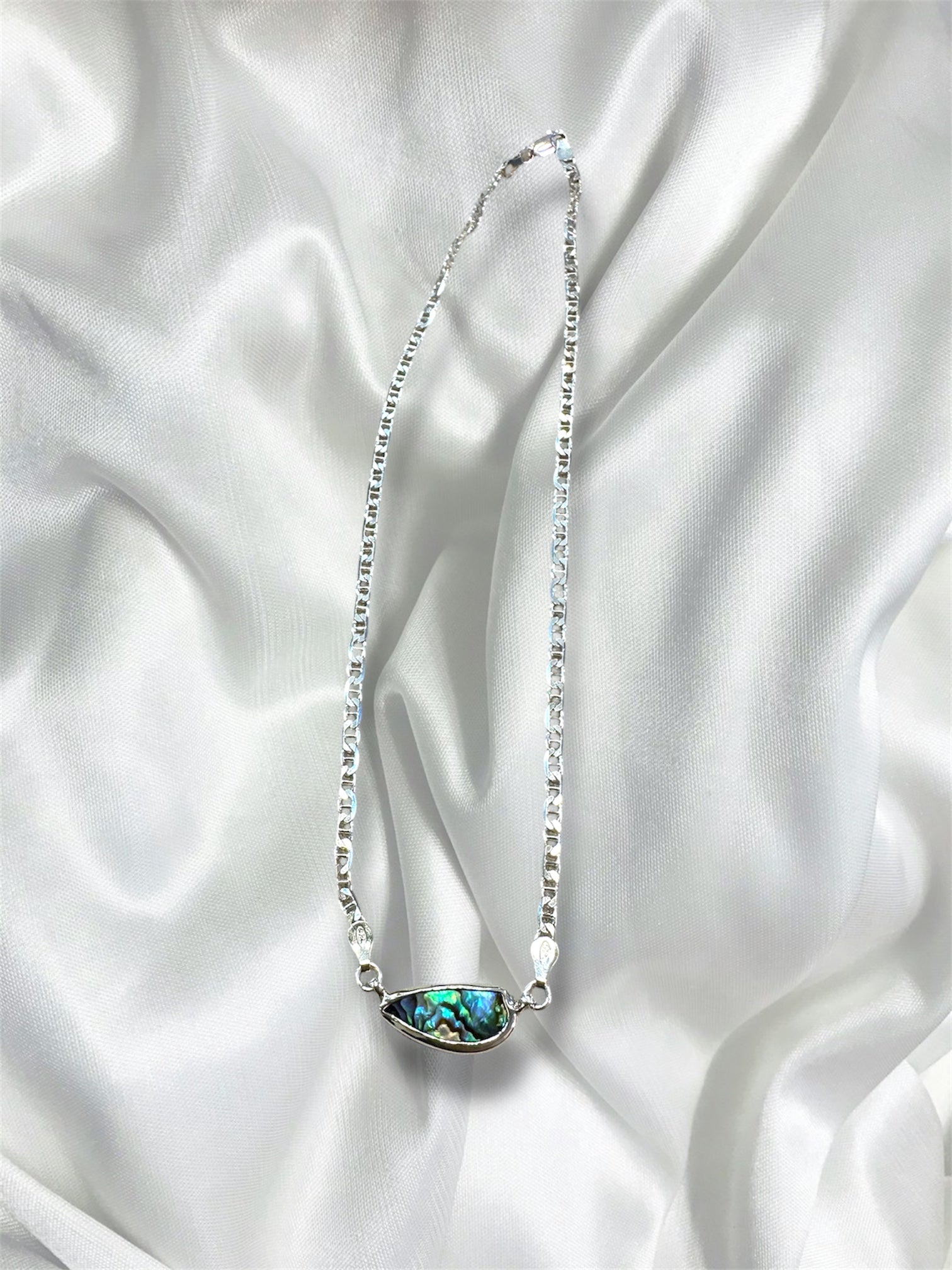 Paua silver 925 choker (Noxpiria)