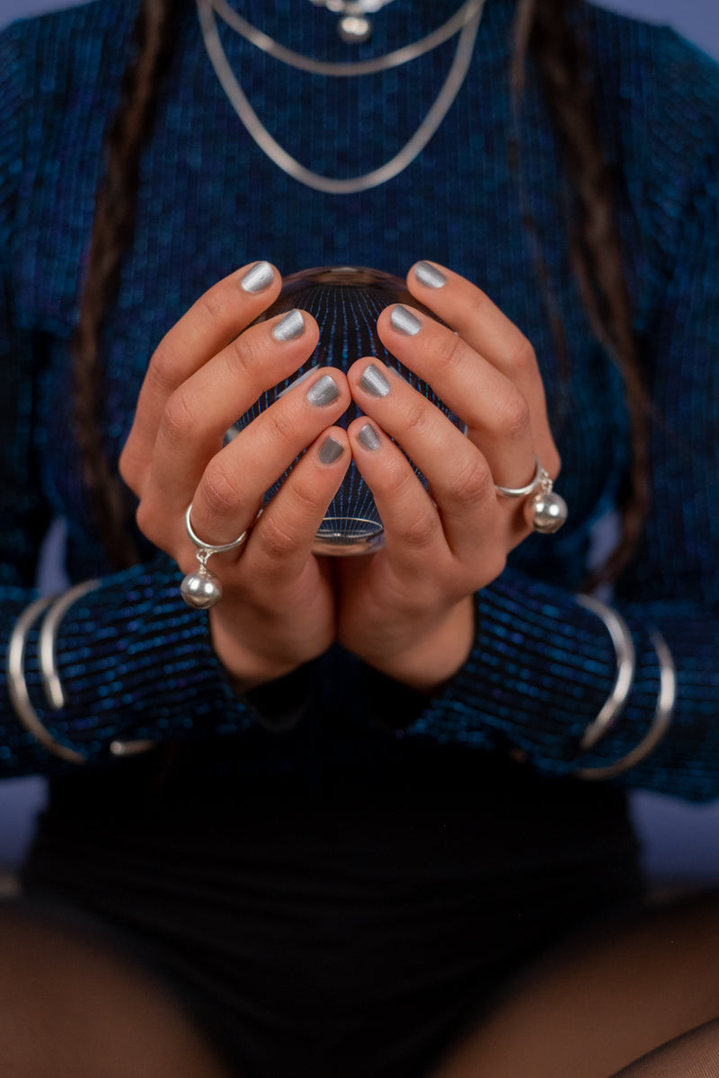 Noxpiria Ball charm silver 925 ring