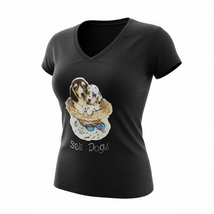 Super cute graphic top (L)