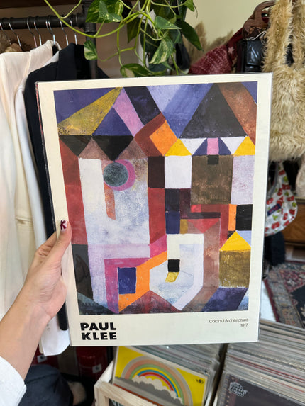 Colorful Architecture, Paul Klee art poster