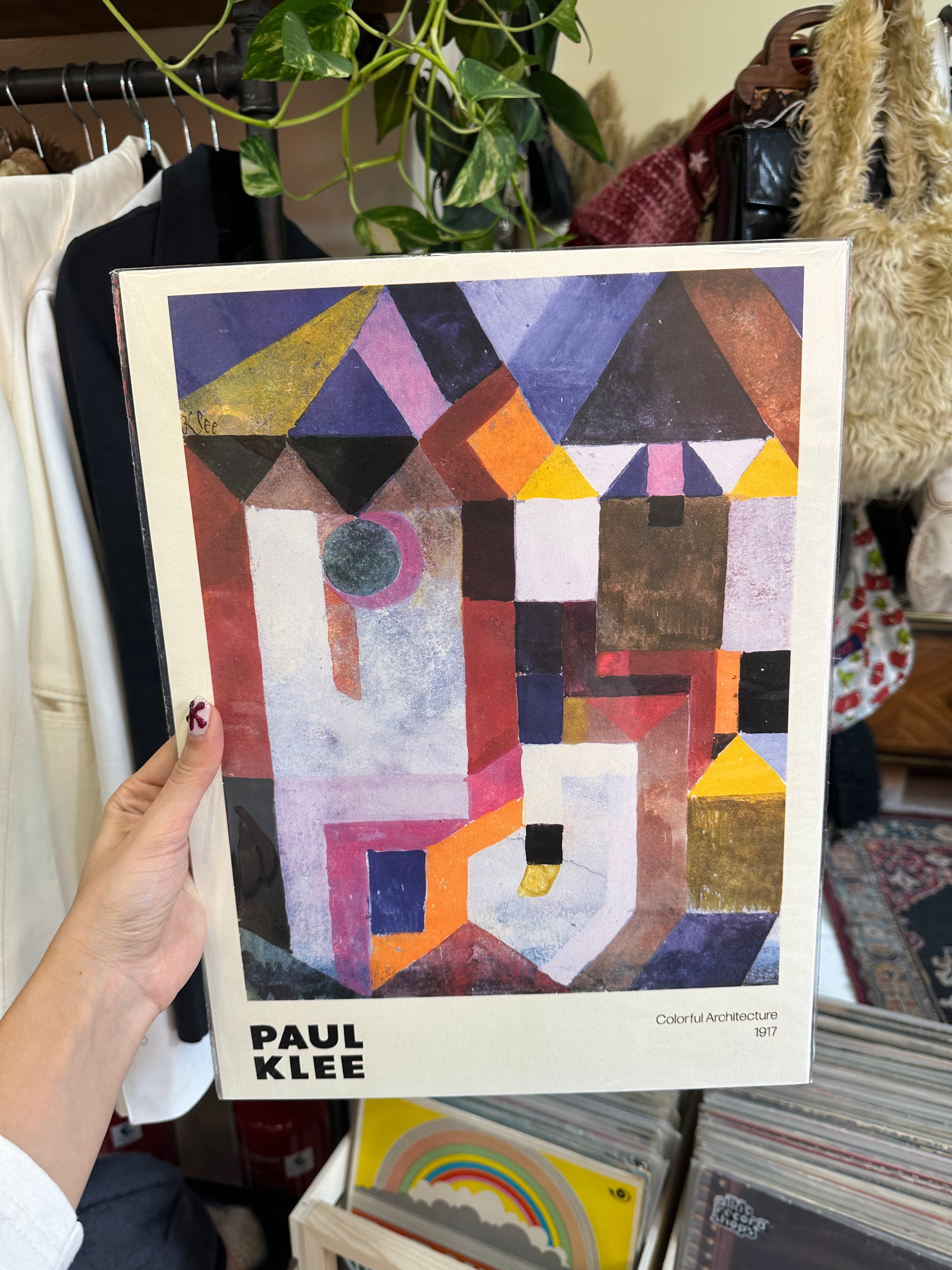 Colorful Architecture, Paul Klee art poster