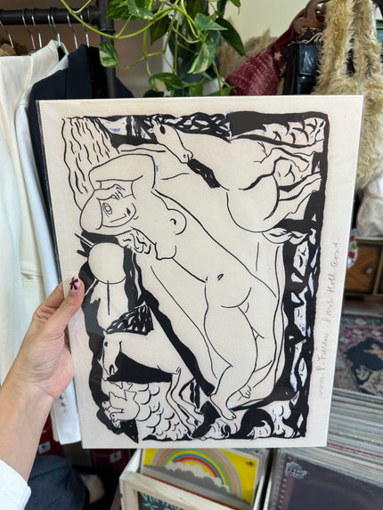 Friends, Kate Florence art poster