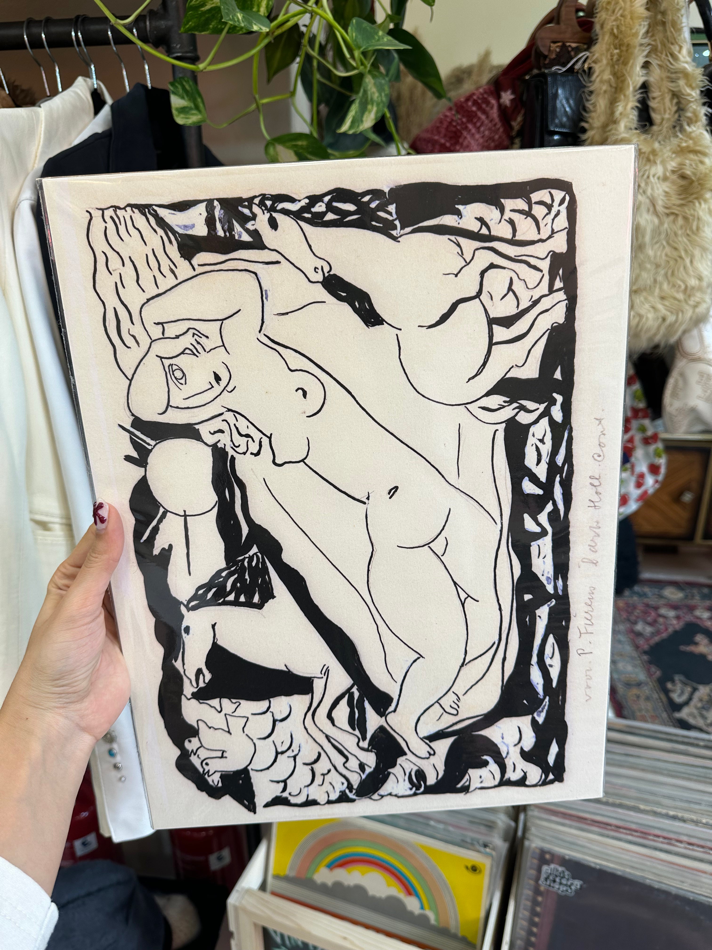 Friends, Kate Florence art poster