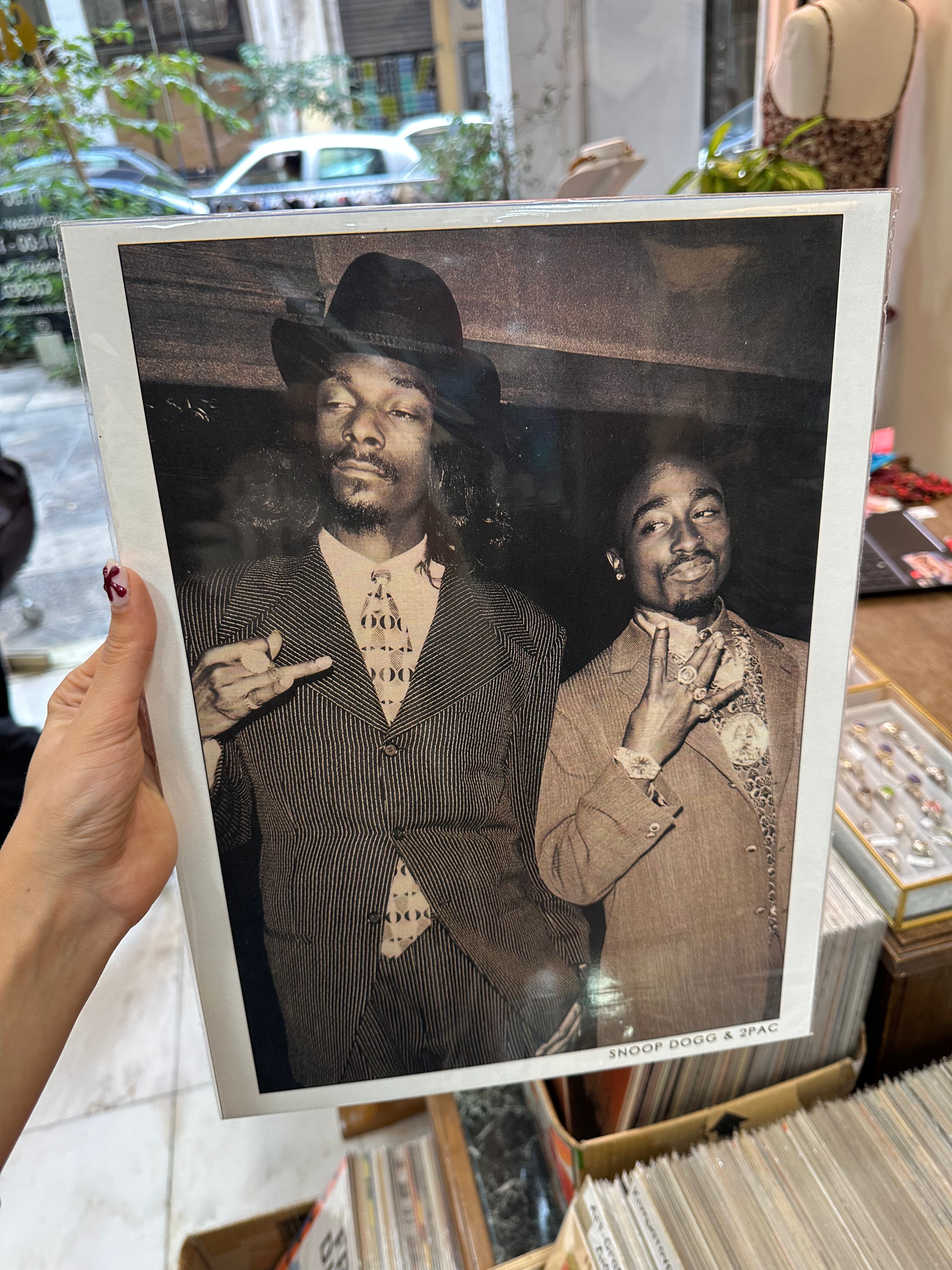 Snoop Dog & Tupac Shakur poster