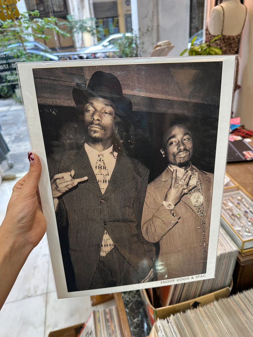 Snoop Dog & Tupac Shakur poster
