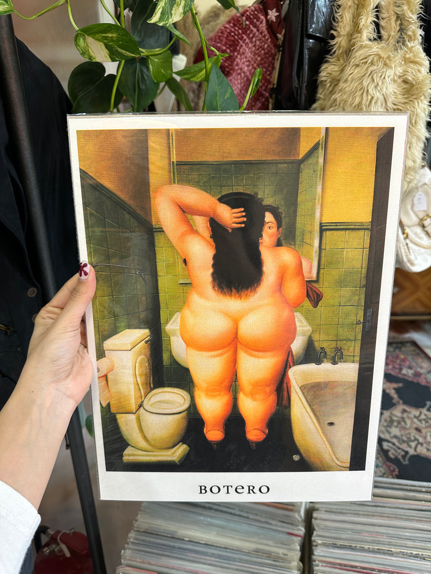 Fernando Botero - The bath art poster