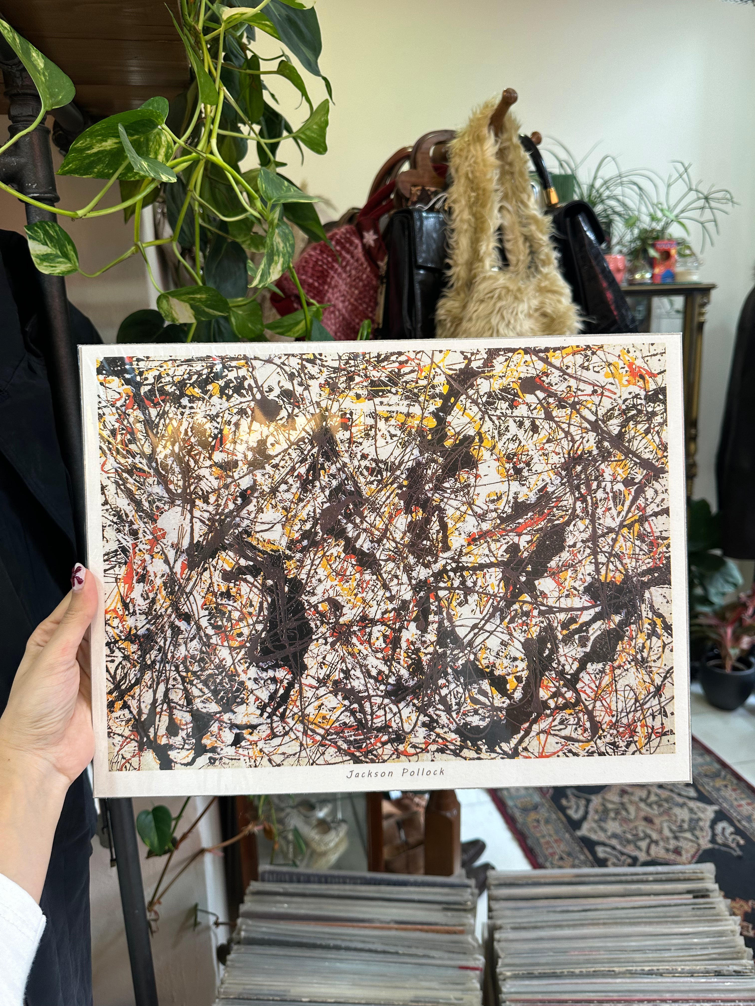 Jackson Pollock art poster