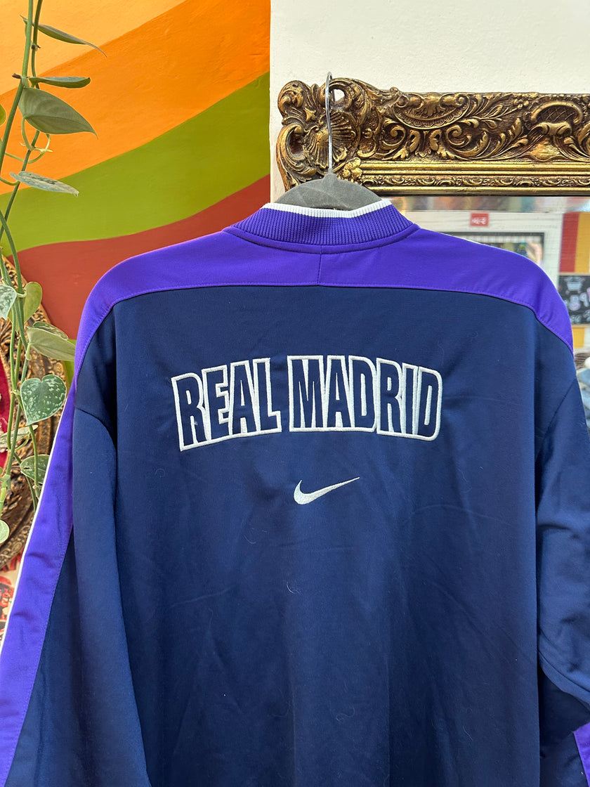 Vintage Nike Team Sports Real Madrid Track Jacket (L)
