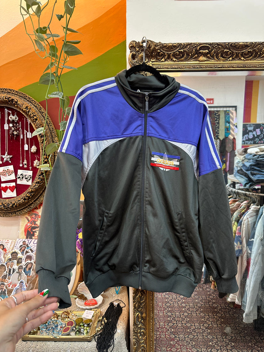 Vintage Men's Y2K Adidas Originals Track Jacket (S/M)