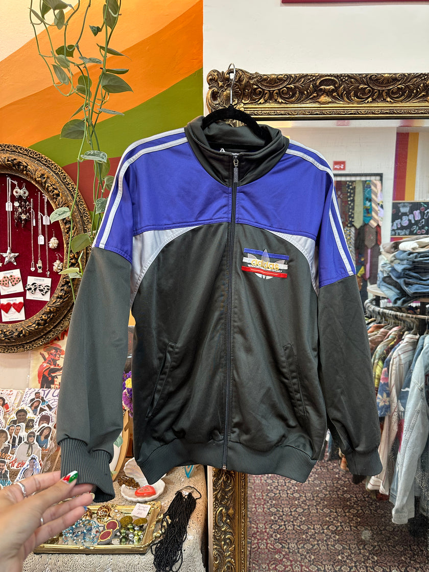 Vintage Men's Y2K Adidas Originals Track Jacket (S/M)