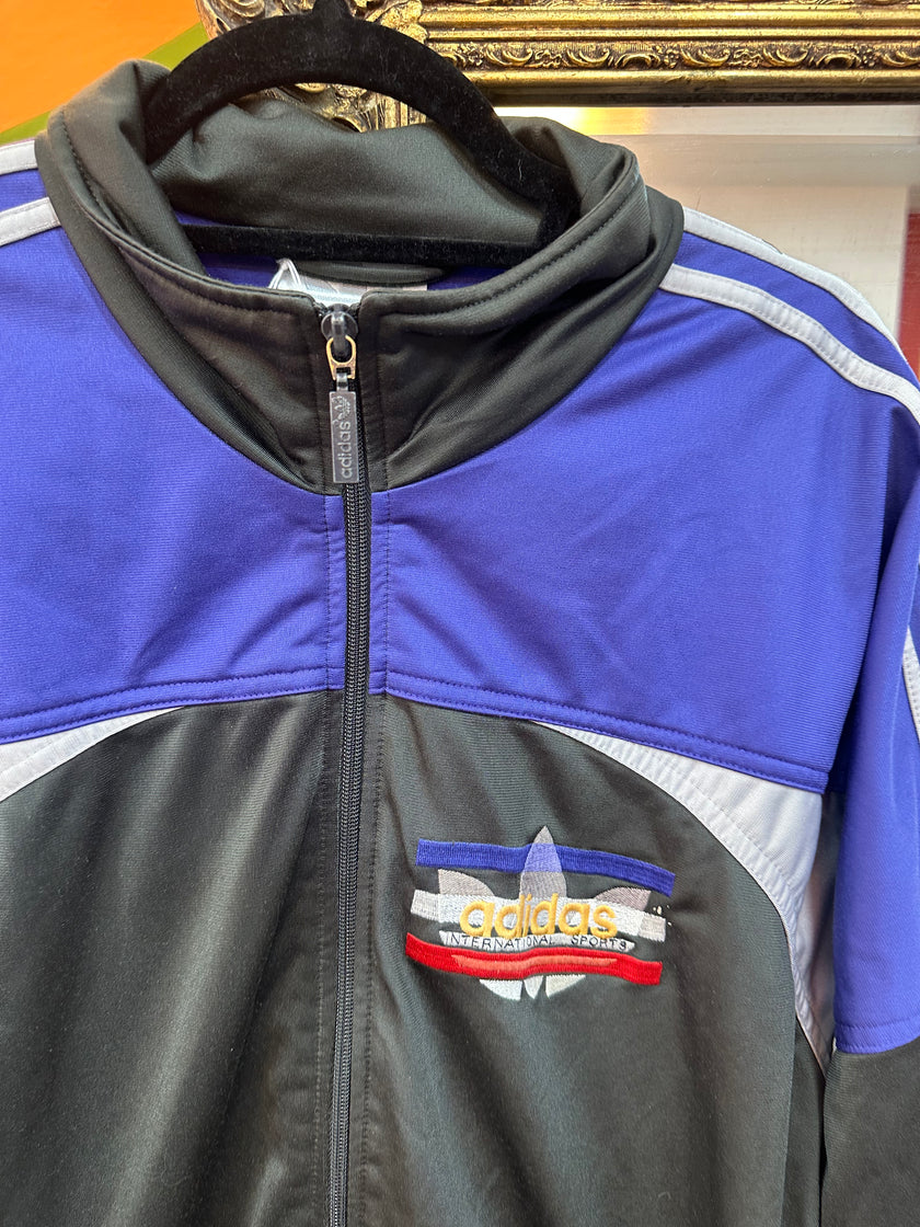Vintage Men's Y2K Adidas Originals Track Jacket (S/M)