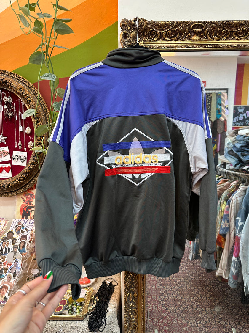 Vintage Men's Y2K Adidas Originals Track Jacket (S/M)