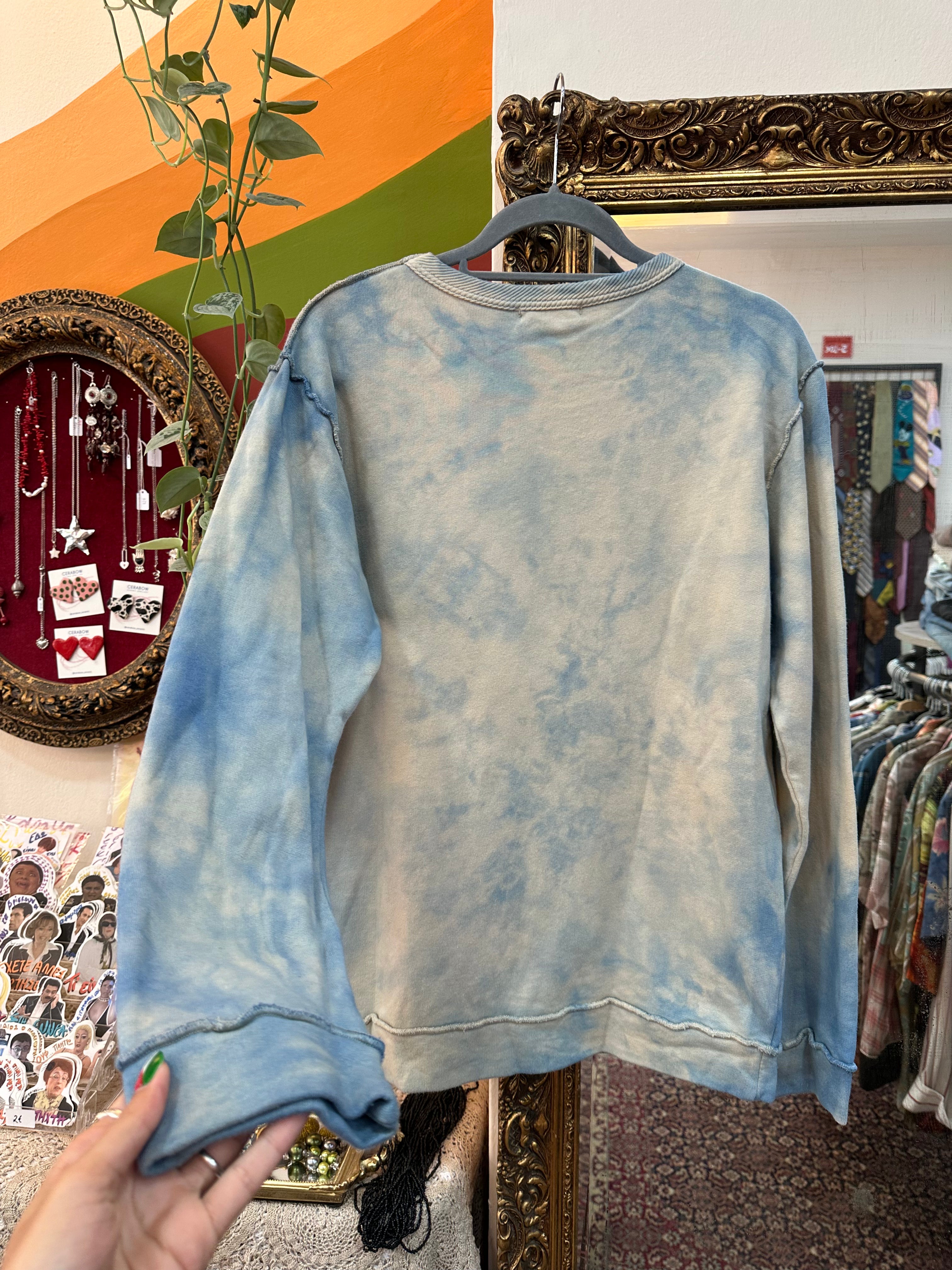 Vintage Diesel men's cloud wash Crewneck sweatshirt (S)