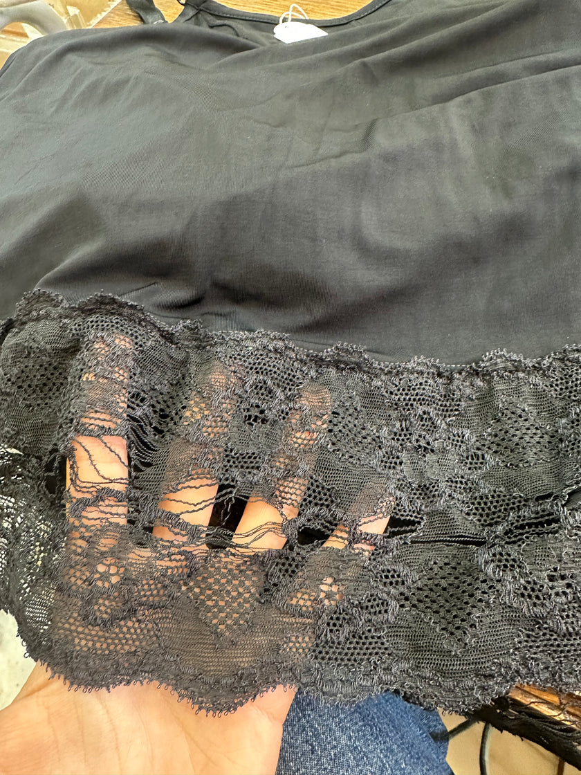 ONYX stretchy black hot dress (S/L)