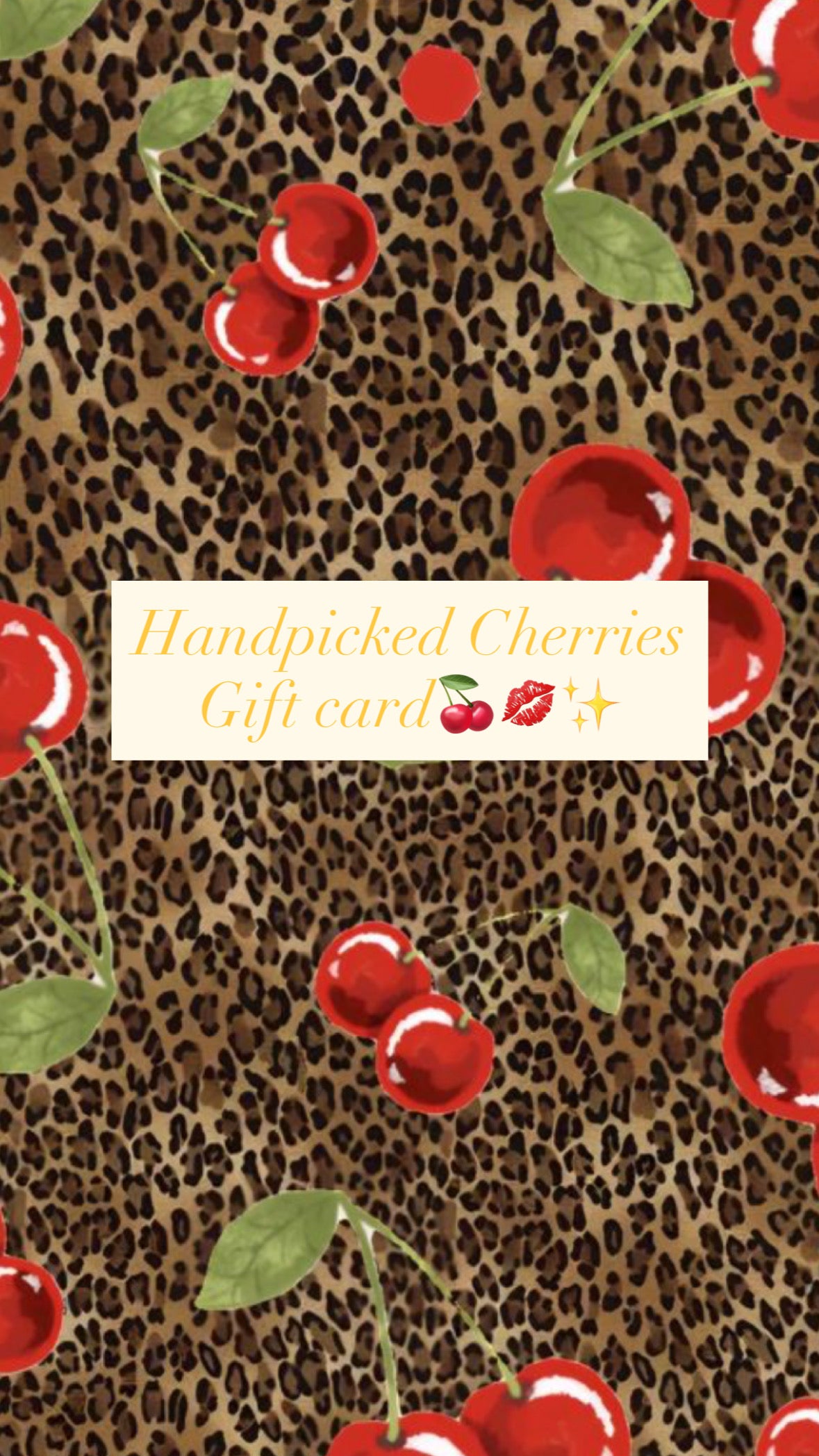 Cherry Gift card 💋