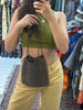 Beautiful deadstock brown beaded bag