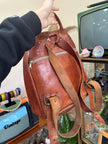 Classic leather backpack