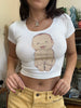Super cute deadstock graphic baby tee