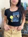 Super cute deadstock “Born to be wild” tweety baby tee