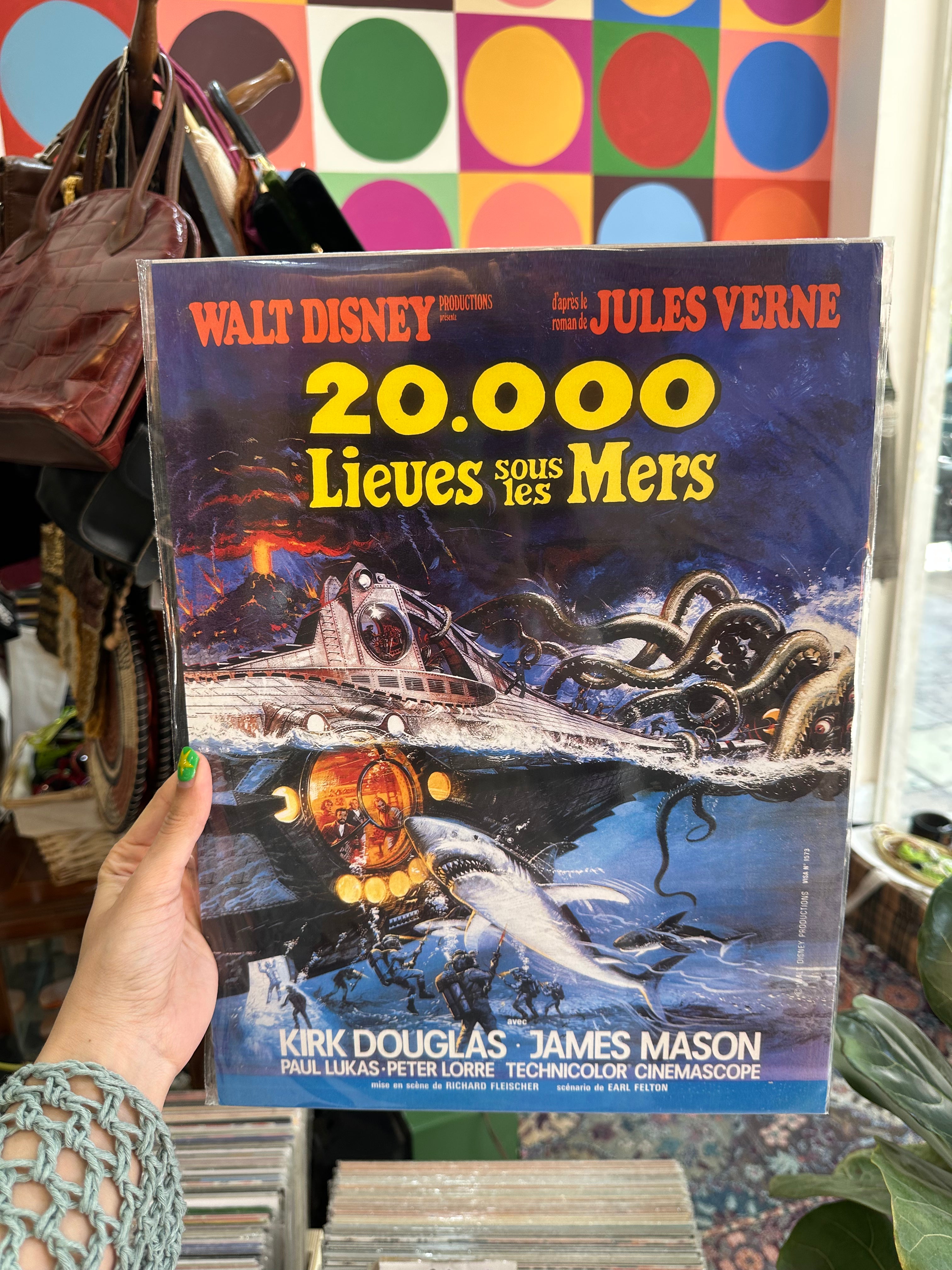20.000 leagues under the sea movie poster (French edition)