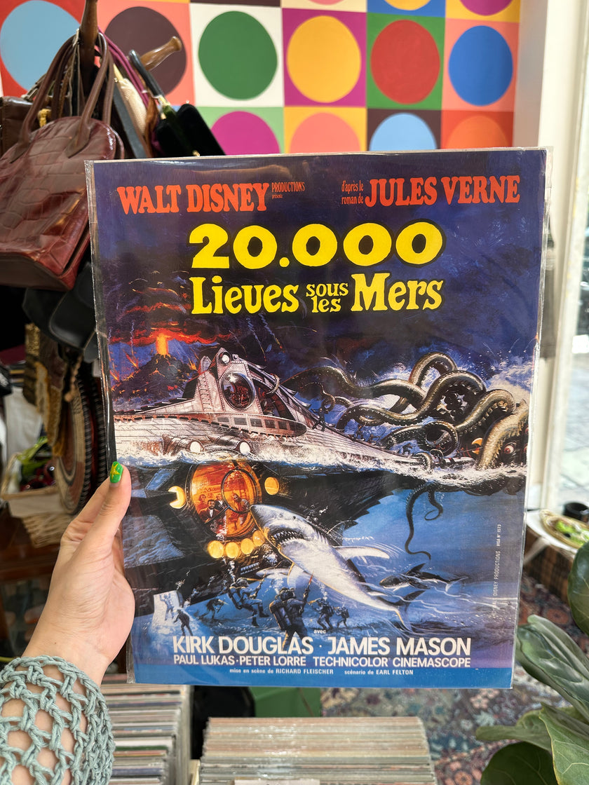 20.000 leagues under the sea movie poster (French edition)