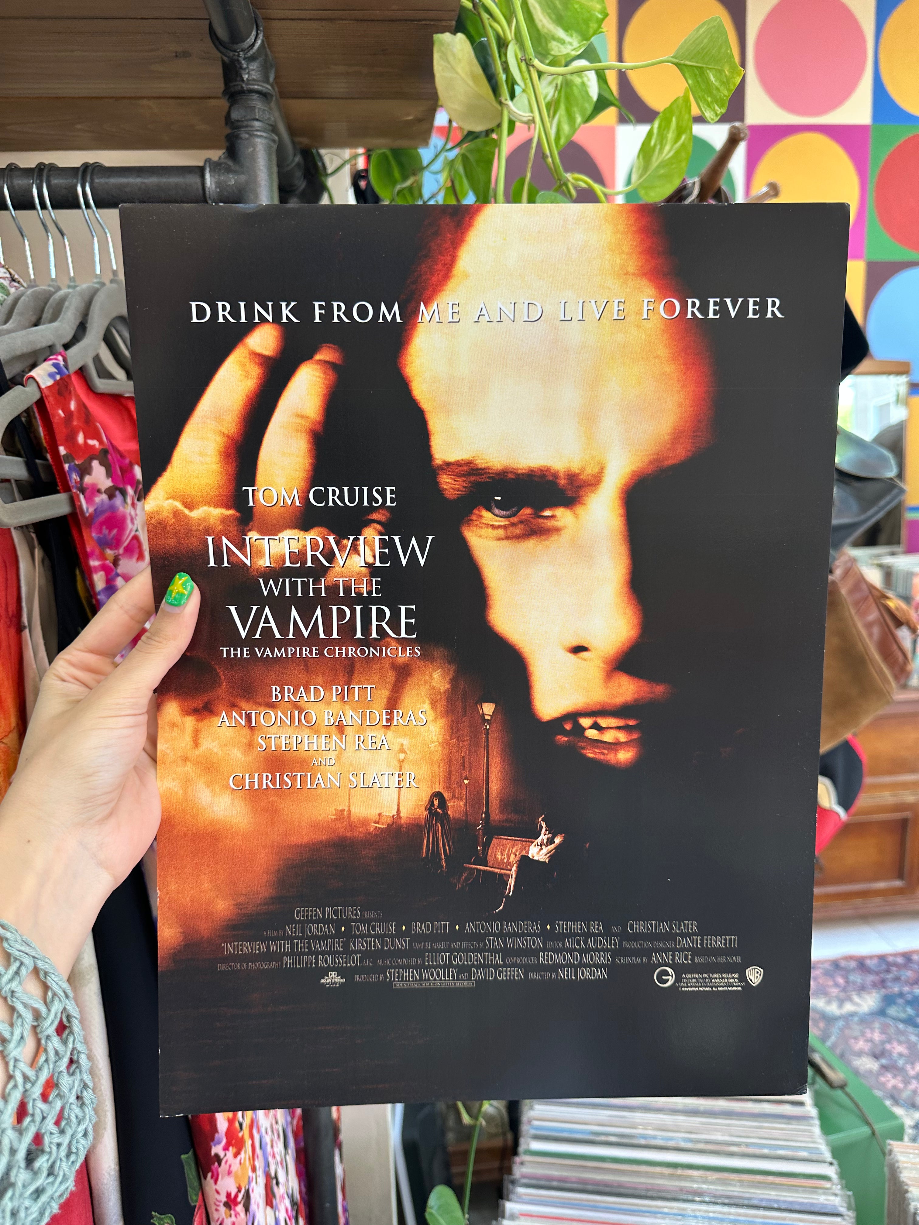 Interview with a vampire movie poster