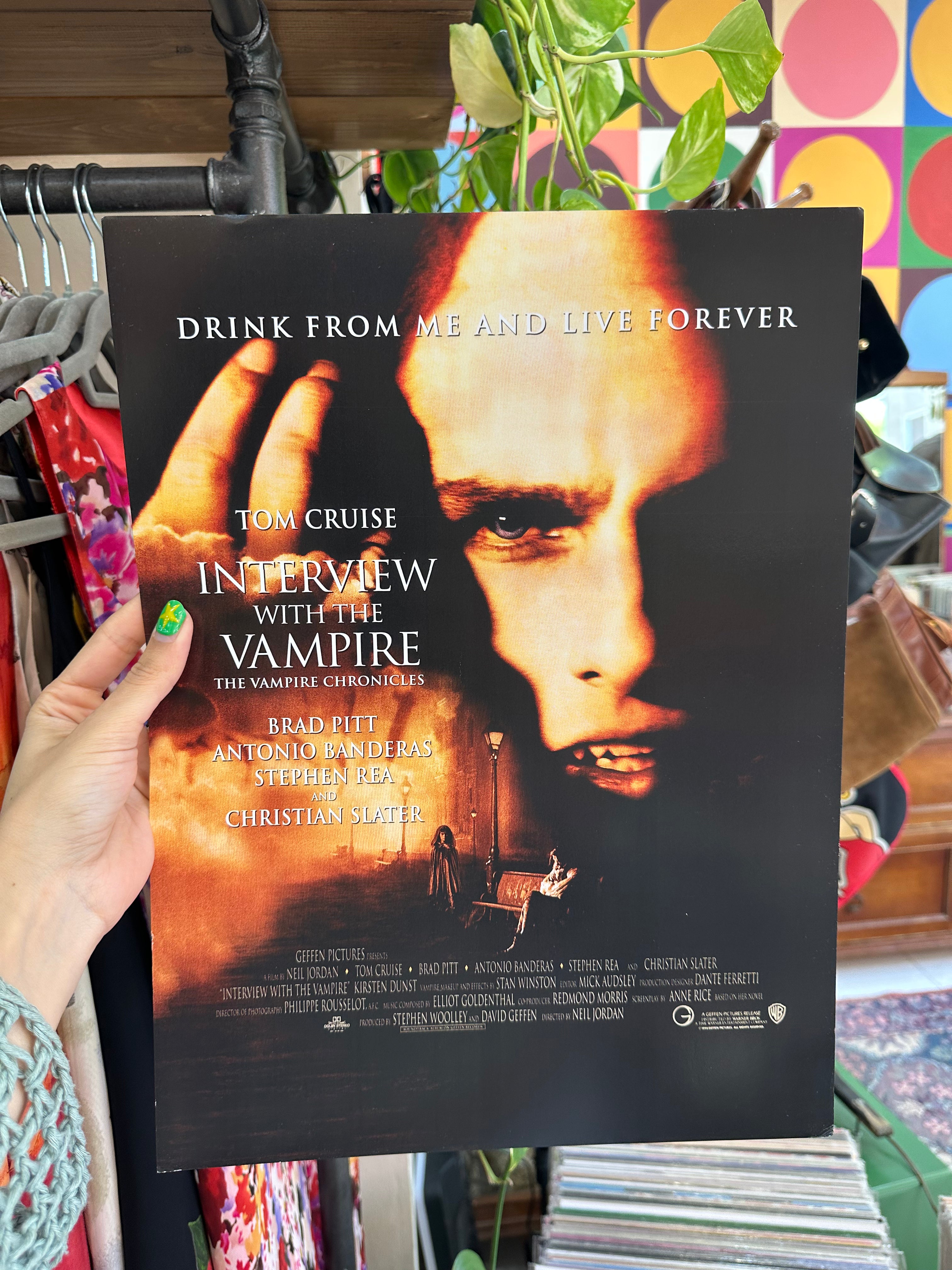 Interview with a vampire movie poster