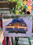 Vintage car poster