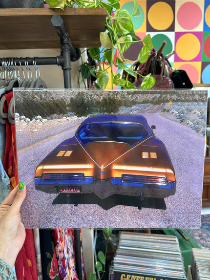 Vintage car poster