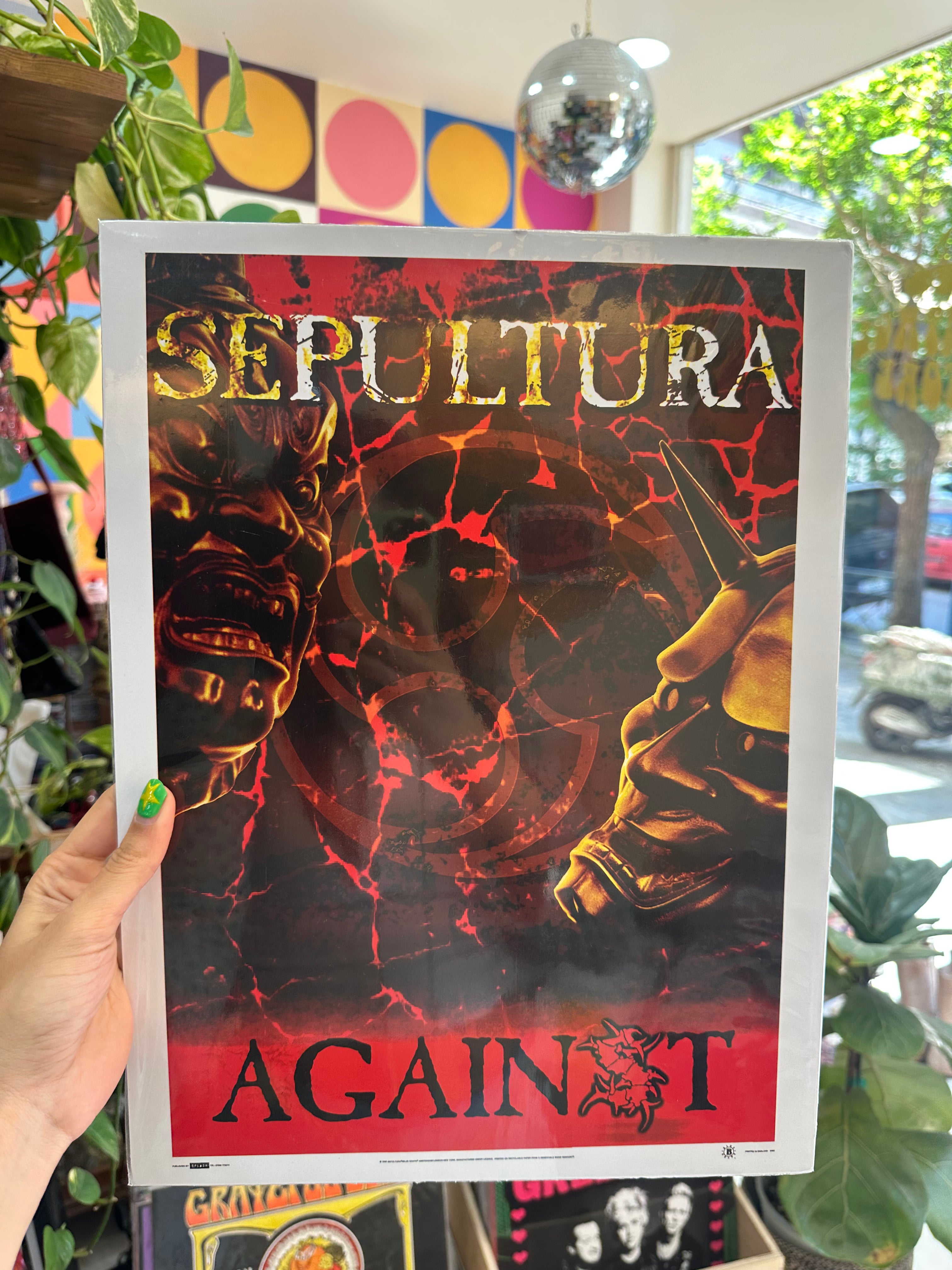 SEPULTURA - Against poster