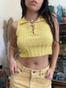 Vintage deadstock 90s style knit top