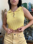 Vintage deadstock 90s style knit top