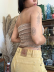 Deadstock strapless top